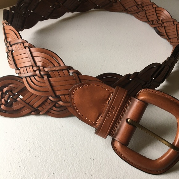 Ralph Lauren Leather Belt Sz Medium - Picture 4 of 6